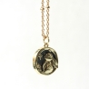 Hase Halskette Charm vergoldet tierisches Geschenk Ostern