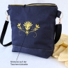 Umhängetasche Damen/Handtasche/Schultertasche/schwarz Gold