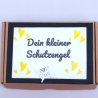 Geschenk Set mit Schutzengel Geschenk Box Kerze Trockenblumen