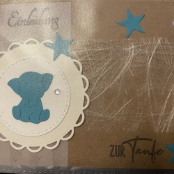 Einladungskarte Taufe  Einladungskarte Taufe