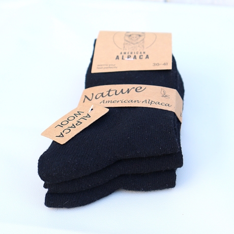 Alpaka Socken Strümpfe warme weiche Socken Natur Socken Wolle