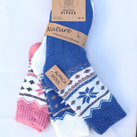 Alpaka Socken extra dickStrümpfe warme weiche Socken Wolle