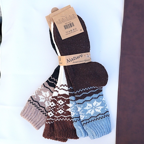 Alpaka Socken extra dickStrümpfe warme weiche Socken Wolle