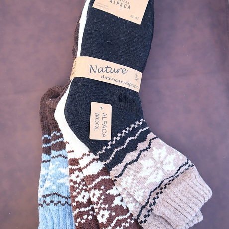Alpaka Socken extra dickStrümpfe warme weiche Socken Wolle