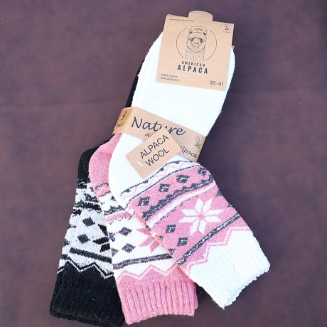 Alpaka Socken extra dickStrümpfe warme weiche Socken Wolle