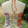 Top gehäkelt Häkeltop Oberteil Bustier Damenmode Handarbeit 