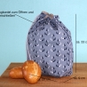 Brotbeutel/Brötchentüte/upcycling Leinenbeutel/Stofftasche