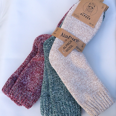 Alpaka Socken extra dickStrümpfe warme weiche Socken Wolle
