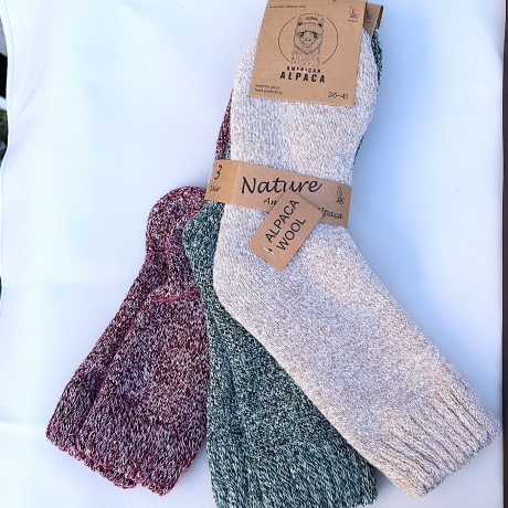 Alpaka Socken extra dickStrümpfe warme weiche Socken Wolle