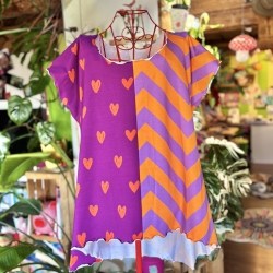 Vokuhila Tunika in A-Form Größe 42/44