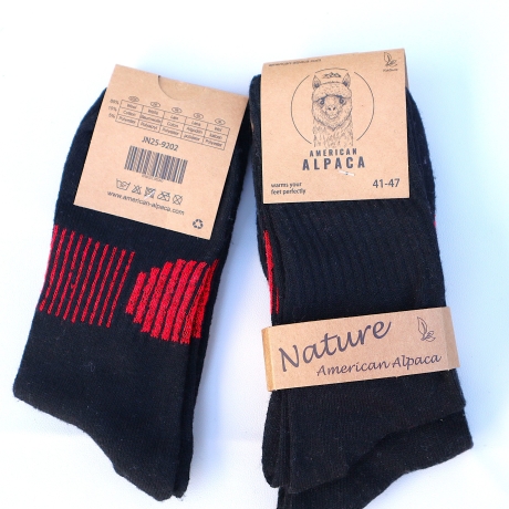 Alpaka Socken Strümpfe warme weiche Socken Natur Socken Wolle