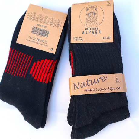 Alpaka Socken Strümpfe warme weiche Socken Natur Socken Wolle