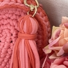 Lachs orange Tasche Umhängetasche Trachtentasche Dirndl Herz