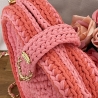 Lachs orange Tasche Umhängetasche Trachtentasche Dirndl Herz