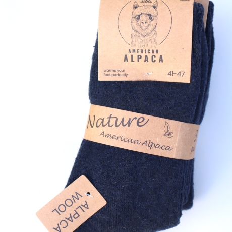 Alpaka Socken Strümpfe warme weiche Socken Natur Socken Wolle