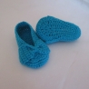 Babyschuhe Slipper mit Baumwolle Fuss ca. 10 cm