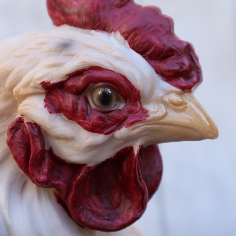 Deko Figur Huhn Henne Garten Balkon Beet Wohndeko groß Aufsteller