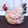 Deko Figur Huhn Henne Garten Balkon Beet Wohndeko groß Aufsteller