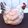 Deko Figur Huhn Henne Garten Balkon Beet Wohndeko groß Aufsteller