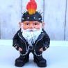 Figur Zwerg Rocker Gnom Wichtel Gartenzwerg Deko Garten Balkon