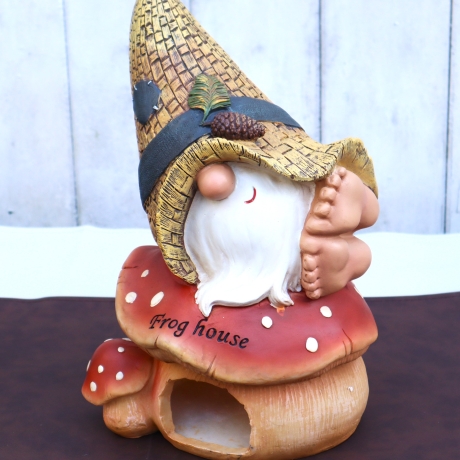 Figur Zwerg Gnom Wichtel Gartenzwerg Deko Garten Balkon