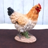Deko Figur Huhn Henne Garten Balkon Beet Wohndeko groß Aufsteller