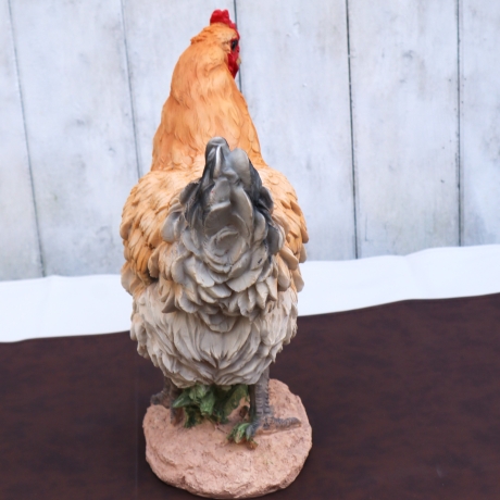 Deko Figur Huhn Henne Garten Balkon Beet Wohndeko groß Aufsteller