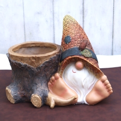 Figur Zwerg Gnom Wichtel Gartenzwerg Deko Garten Balkon