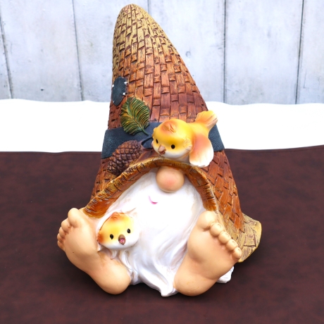 Figur Zwerg Gnom Wichtel Gartenzwerg Deko Garten Balkon
