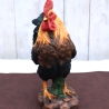 Deko Figur Hahn Garten Balkon Beet Wohndeko groß Aufsteller Huhn