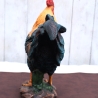 Deko Figur Hahn Garten Balkon Beet Wohndeko groß Aufsteller Huhn