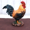 Deko Figur Hahn Garten Balkon Beet Wohndeko groß Aufsteller Huhn