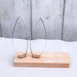 Wohn Deko Motivationsgeschenk Hasenohren Aufsteller Mutmacher 