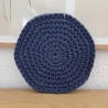 SALE B-Ware • Untersetzer • dunkel blau gehäkelt Deko