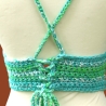 Top gehäkelt Häkeltop Oberteil Bustier Damenmode Handarbeit 
