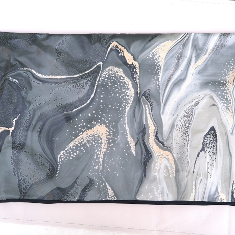 Outdoor Kissenhülle abwischbar Kissenhülle für Draussen Schwarz