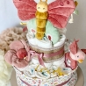Windeltorte Schmetterling mit little dutch Produkten zur Geburt