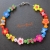 Kinder Kette bunt Holzperlen Schmetterling Blume Holzkette