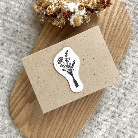 Set Kleine Sträußchen • 3 Mini-Klappkarten & Umschlag