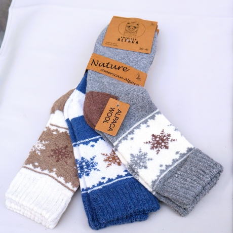 Alpaka Socken extra dickStrümpfe warme weiche Socken Wolle