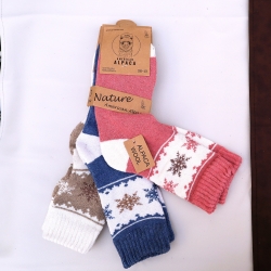 Alpaka Socken extra dickStrümpfe warme weiche Socken Wolle