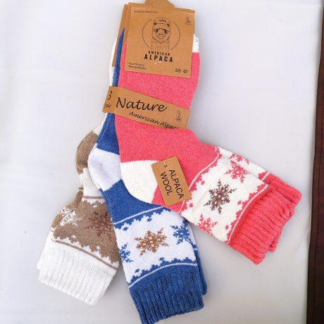 Alpaka Socken extra dickStrümpfe warme weiche Socken Wolle