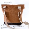Umhängetasche/beige Cord Tasche/Handtasche/crossover bag/braun