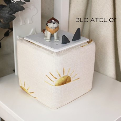 JERSEY Bezug Hellbeige Sonne, Sonnenschein, passend für Toniebox