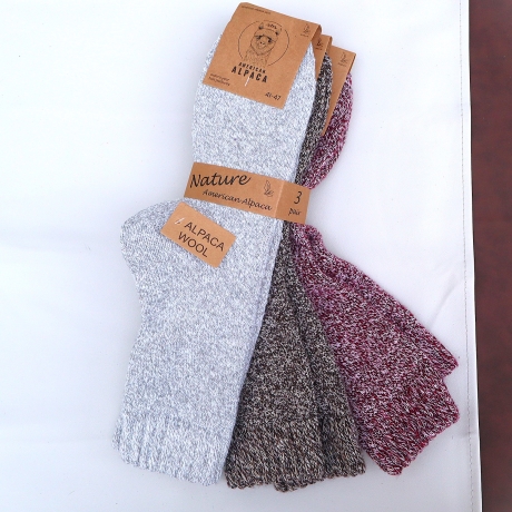 Alpaka Socken extra dickStrümpfe warme weiche Socken Wolle