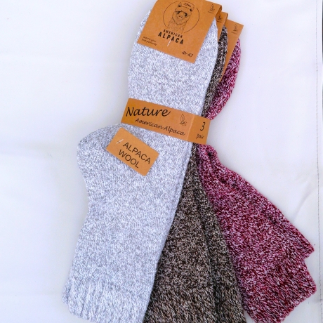 Alpaka Socken extra dickStrümpfe warme weiche Socken Wolle