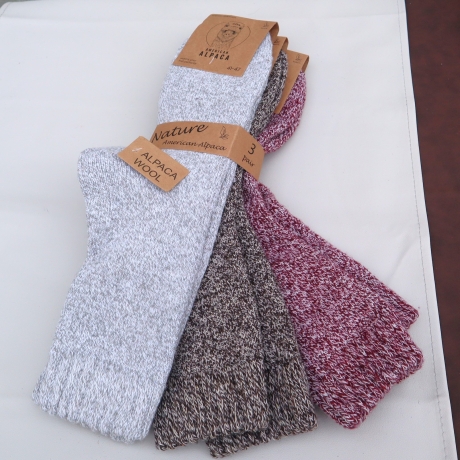 Alpaka Socken extra dickStrümpfe warme weiche Socken Wolle
