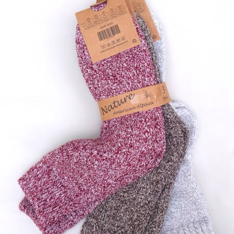 Alpaka Socken extra dickStrümpfe warme weiche Socken Wolle