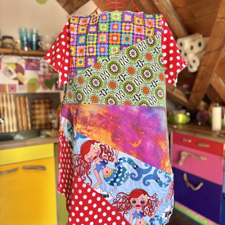 Vokuhila Shirt in A-Form Größe 44/46