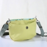 kleine Umhängetasche Damen-Sommertasche-Blumenmuster-Clutch-gelb